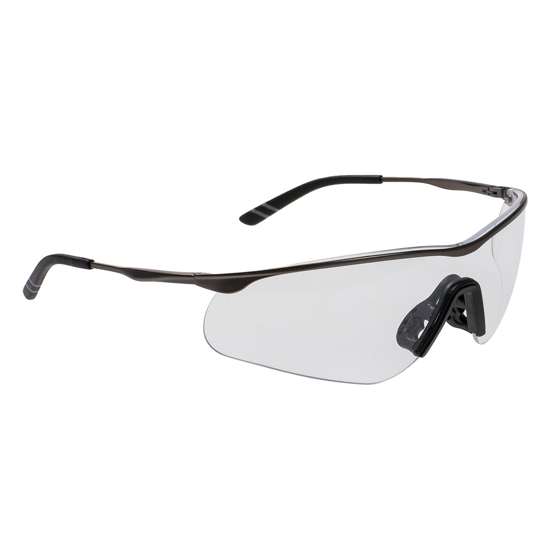 Portwest PS16 Tech Metal Safety Glasses 1#colour_clear