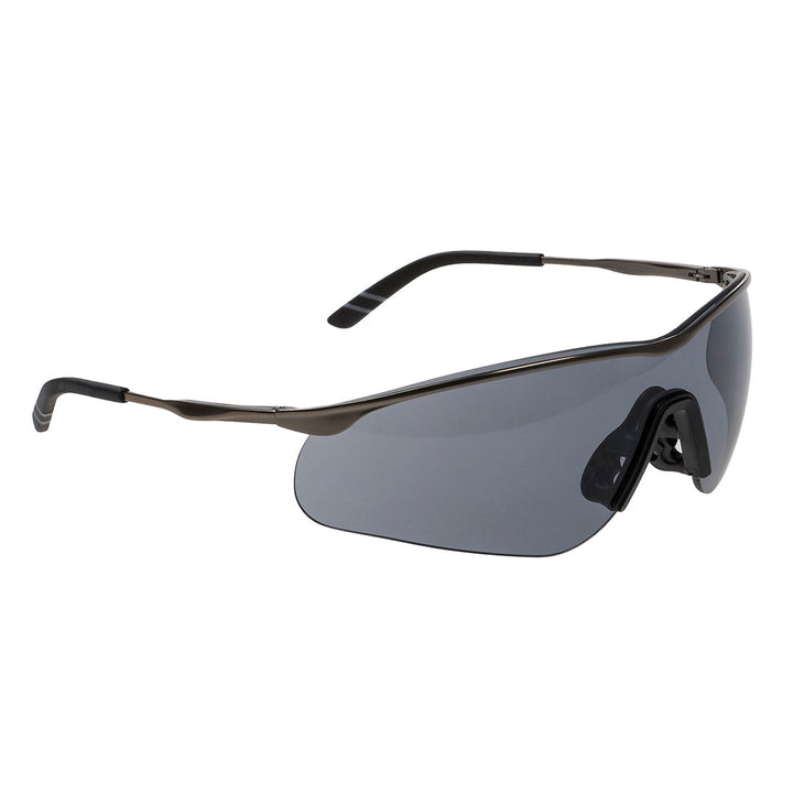 Portwest PS16 Tech Metal Safety Glasses 1#colour_smoke