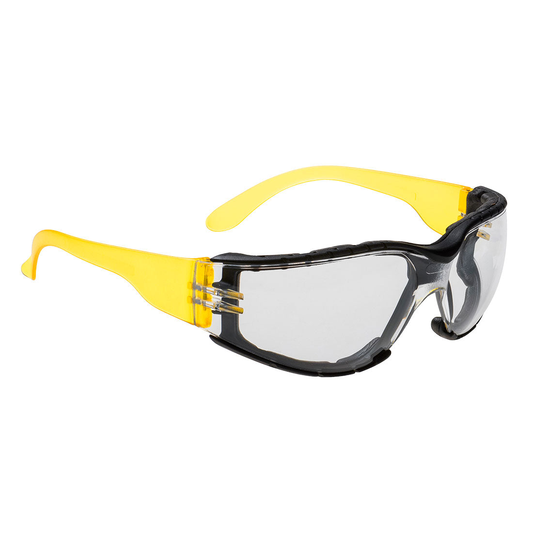 Portwest PS32 wrap around plus clear lens safety glasses
