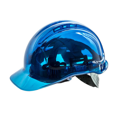 Portwest PV50 Peak View Hard Hat Vented 1#colour_blue
