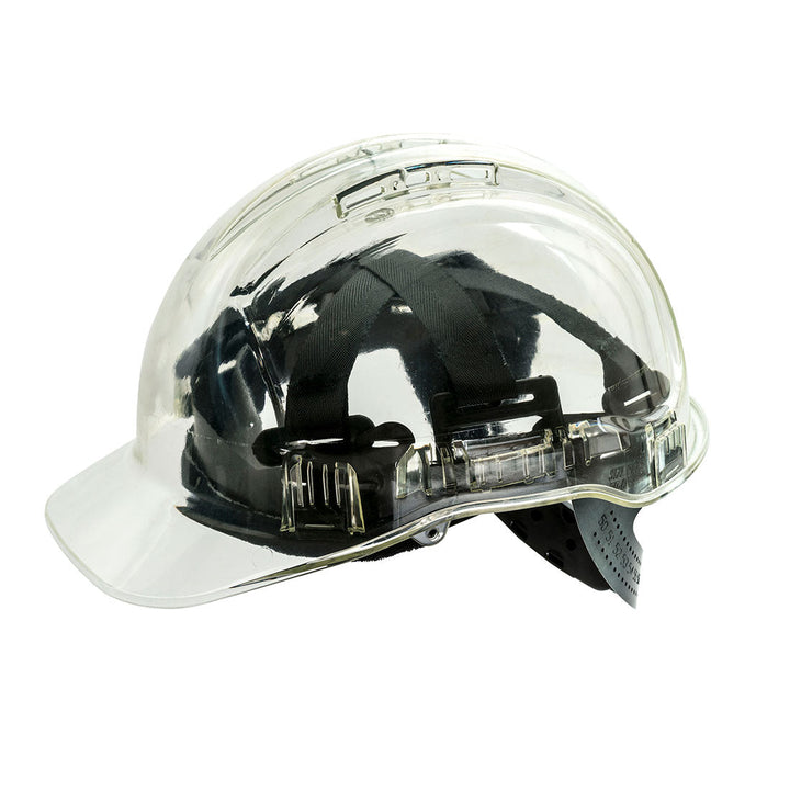 Portwest PV50 Peak View Hard Hat Vented 1#colour_clear