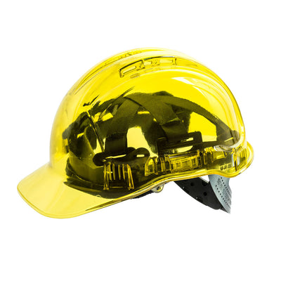 Portwest PV50 Peak View Hard Hat Vented 1#colour_yellow
