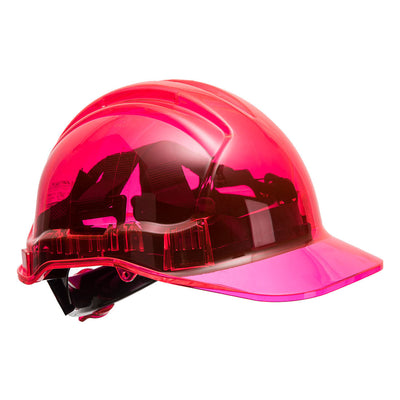 Portwest PV64 Peak View Plus Ratchet Hard Hat 1#colour_pink