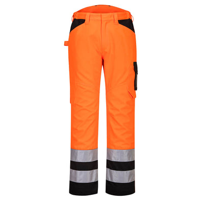Portwest PW241 PW2 Hi Vis Service Trousers 1#colour_orange-black