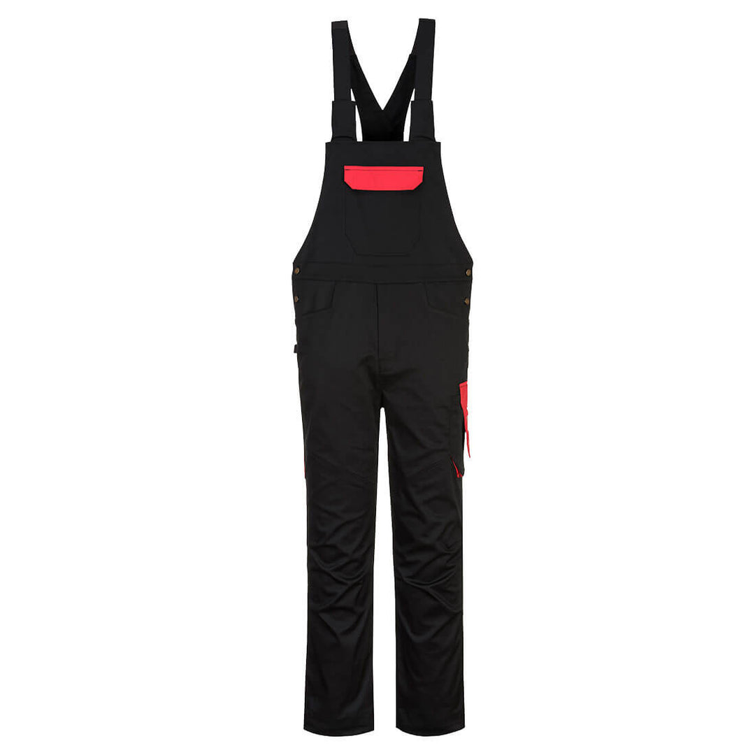 Portwest PW243 PW2 Bib and Brace 1#colour_black-red