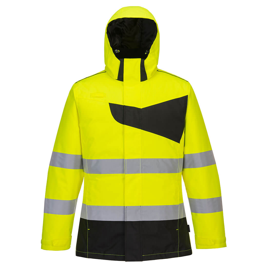 Portwest PW261 PW2 Hi-Vis Winter Jacket 1#colour_yellow-black