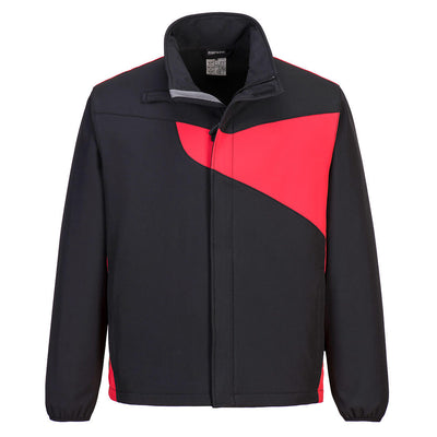 Portwest PW271 PW2 Softshell Jacket 1#colour_black-red
