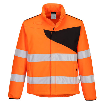 Portwest PW275 PW2 Hi-Vis Softshell Jacket 1#colour_orange-black