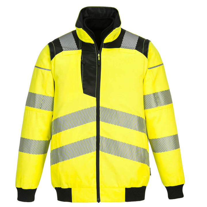 Portwest PW302 PW3 Hi Vis 3-in-1 Pilot Jacket 1#colour_yellow-black