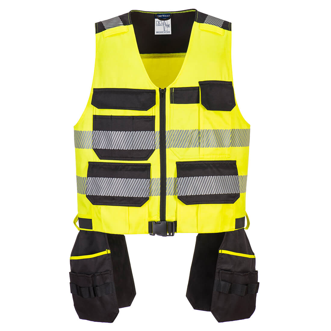 Portwest PW308 PW3 Class 1 Tool Vest 1#colour_yellow-black