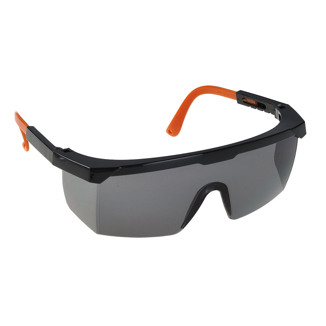 Portwest PW33 Classic Safety Glasses 1#colour_smoke-black-orange