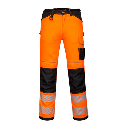 Portwest PW340 PW3 Hi Vis Work Trousers 1#colour_orange-black