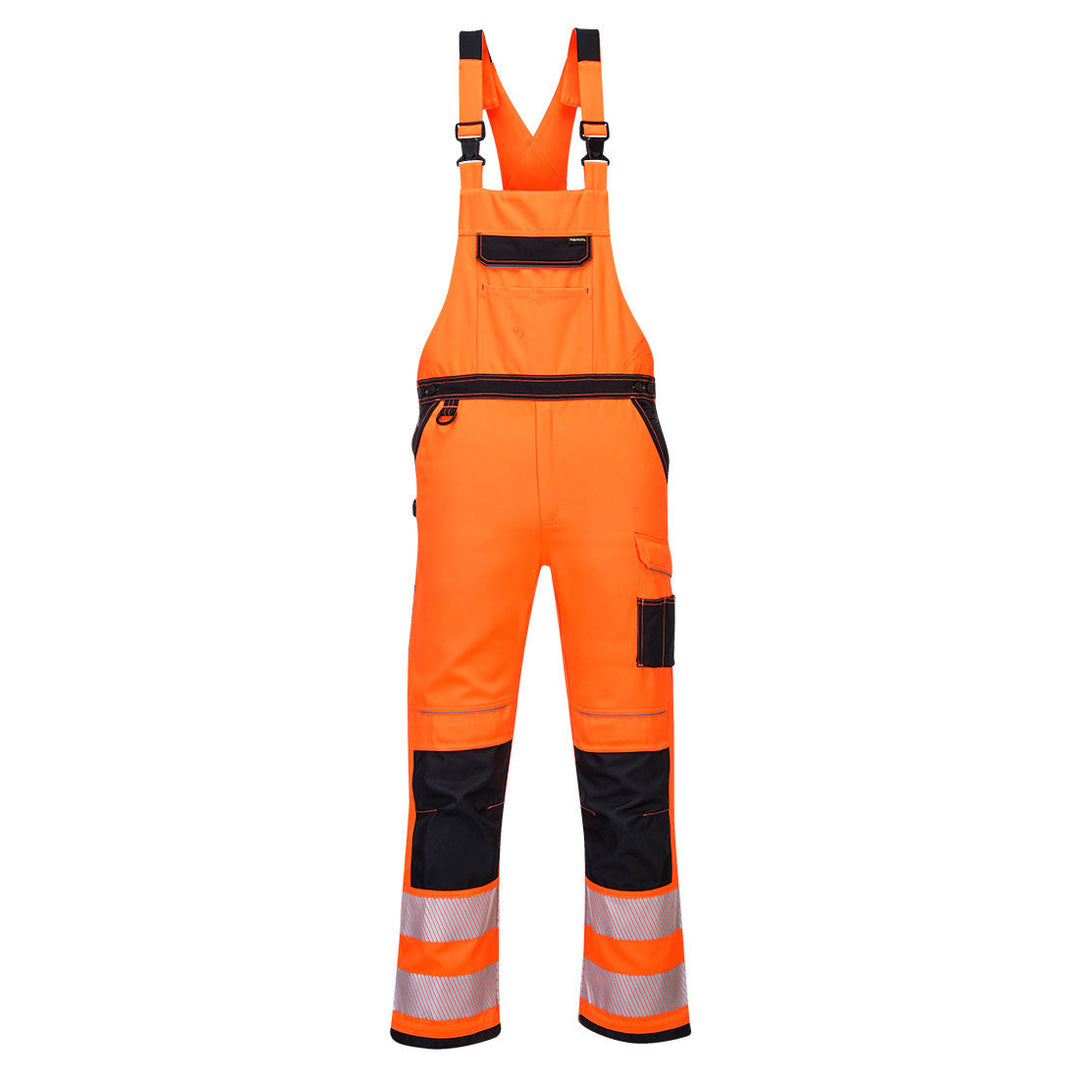 Portwest PW344 PW3 Hi Vis Bib & Brace 1#colour_orange-black