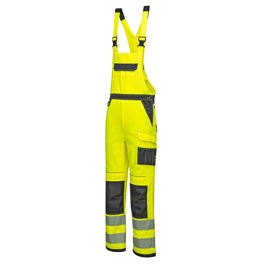 Portwest PW344 PW3 Hi Vis Bib & Brace 1#colour_yellow-black 2#colour_yellow-black