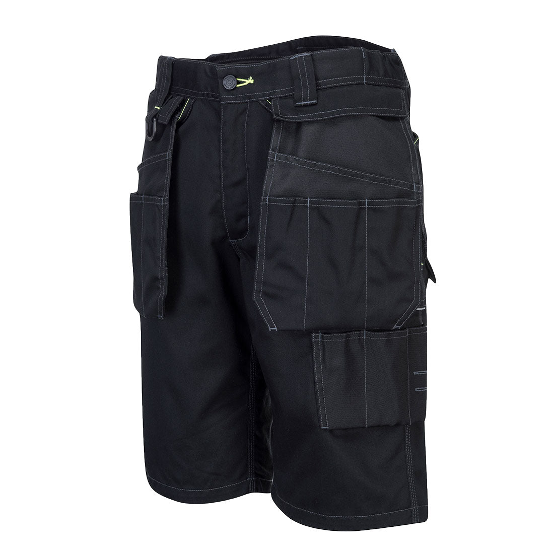 Portwest PW345 PW3 Holster Work Shorts 1#colour_black 2#colour_black