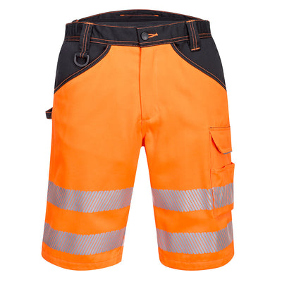 Portwest PW348 PW3 Hi Vis Shorts 1#colour_orange-black