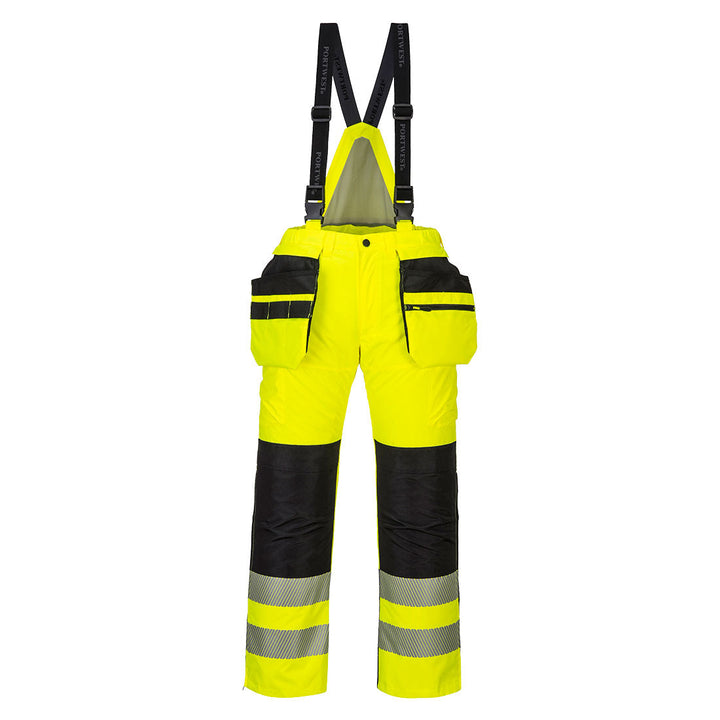 Portwest PW351 PW3 Hi Vis Winter Trousers 1#colour_yellow-black