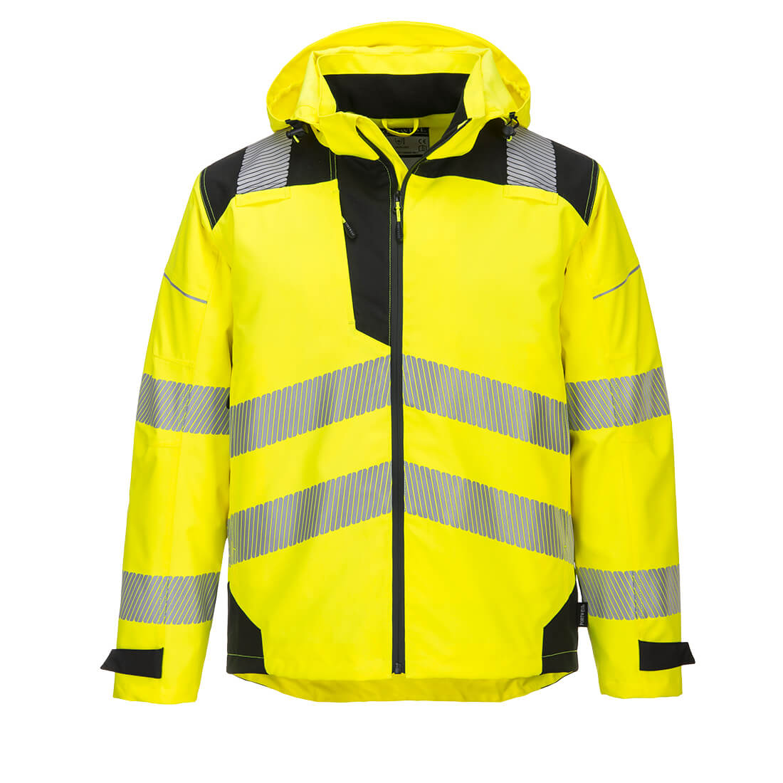 Portwest PW360 PW3 Extreme Breathable Rain Jacket 1#colour_yellow-black