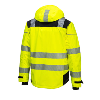 Portwest PW360 PW3 Extreme Breathable Rain Jacket 1#colour_yellow-black 2#colour_yellow-black 3#colour_yellow-black