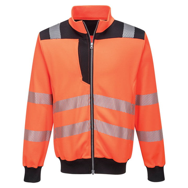 Portwest PW370 PW3 Hi Vis Sweatshirt 1#colour_orange-black