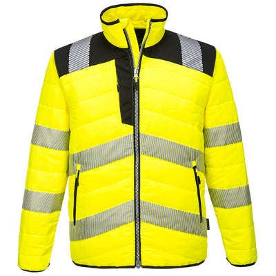Portwest PW371 PW3 Hi Vis Baffle Jacket 1#colour_yellow-black