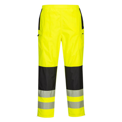 Portwest PW386 PW3 Hi Vis Ladies Rain Trousers 1#colour_yellow-black