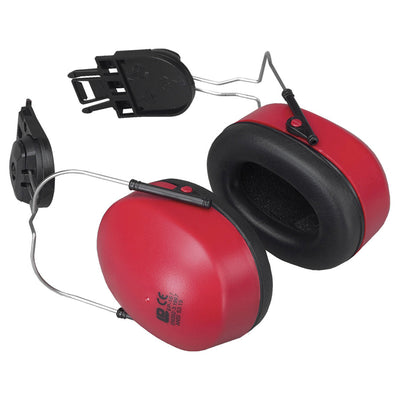 Portwest PW42 Clip-On Ear Protector 1#colour_red 2#colour_red