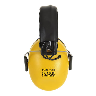 Portwest PW45 Electronic Ear Muff 1#colour_yellow 2#colour_yellow