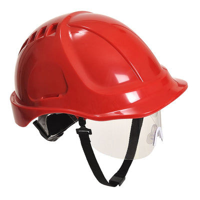 Portwest PW54 Endurance Plus Visor Helmet 1#colour_red