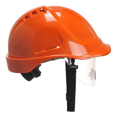 Portwest PW55 Endurance Visor Helmet 1#colour_orange 2#colour_orange