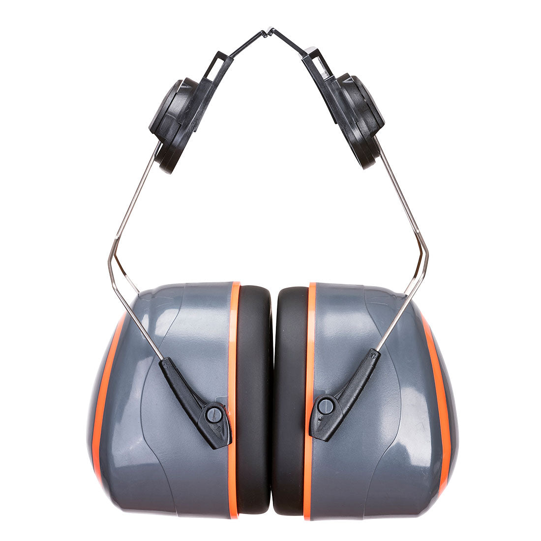 Portwest PW62 HV Extreme Ear Muff Helmet Mounted 1#colour_grey-orange
