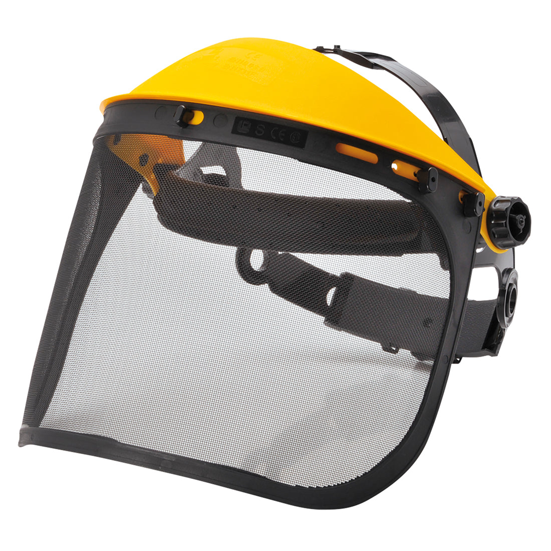 Portwest PW93 Browguard with Mesh Visor 1#colour_black