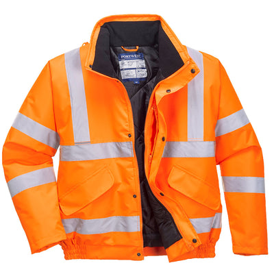 Portwest RT32 Hi Vis Bomber Jacket RIS 1#colour_orange