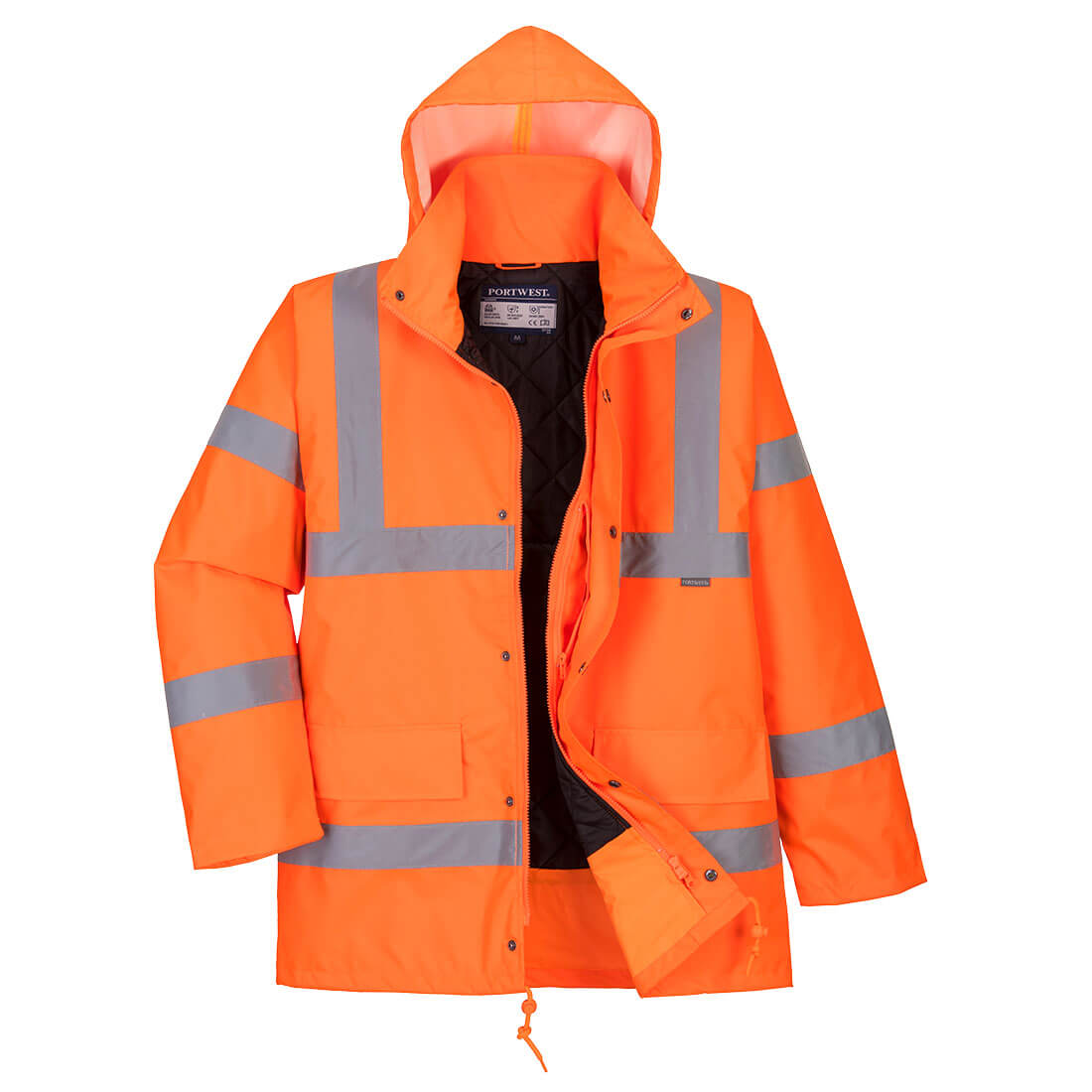 Portwest RT34 Hi Vis Breathable Jacket RIS 1#colour_orange