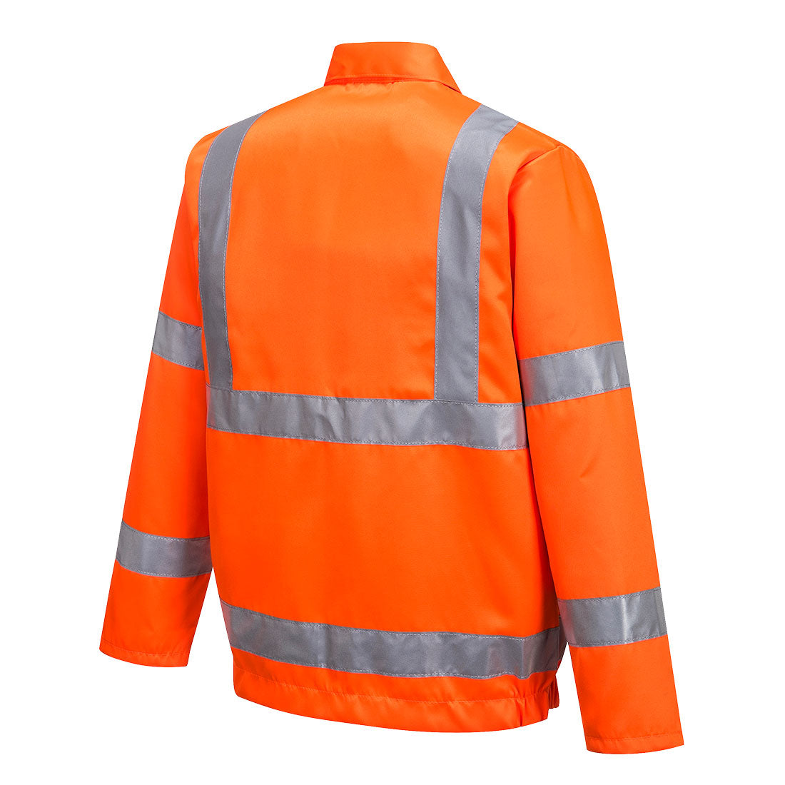 Portwest RT40 Hi Vis Poly-cotton Jacket RIS 1#colour_orange 2#colour_orange 3#colour_orange