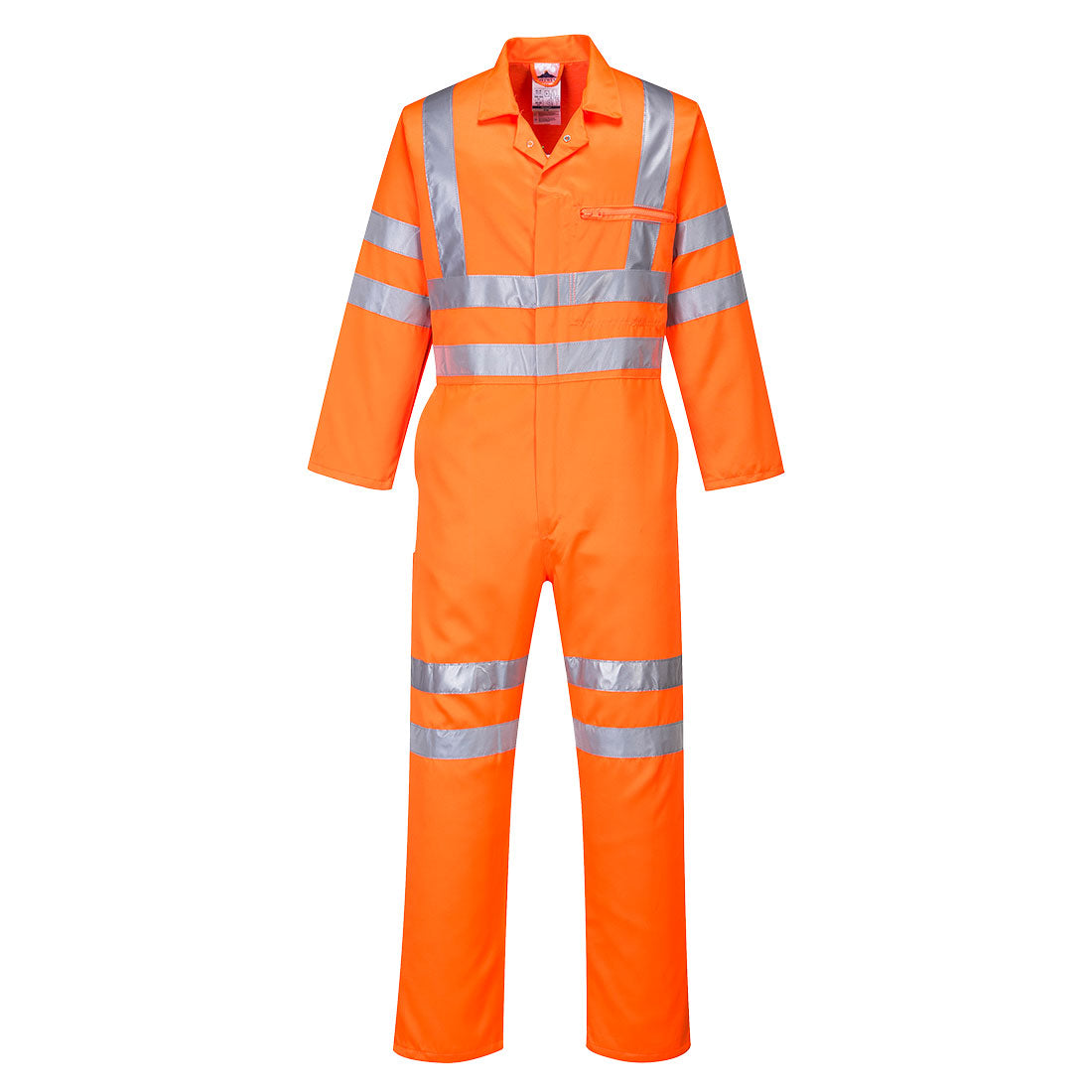 Portwest RT42 Hi Vis Poly-cotton Coveralls RIS 1#colour_orange