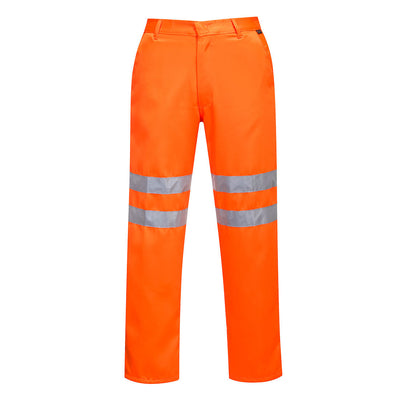 Portwest RT45 Hi Vis Poly-cotton Trousers RIS 1#colour_orange