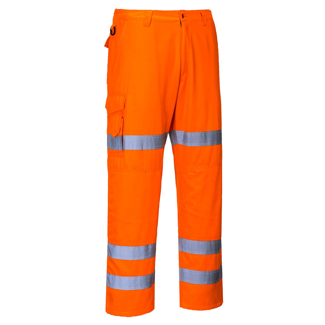Portwest RT49 Hi Vis Three Band Combat Trousers 1#colour_orange