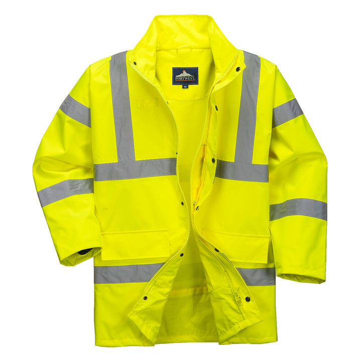 Portwest RT60 Hi Vis Breathable Jacket 1#colour_yellow 2#colour_yellow