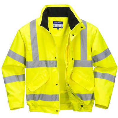 Portwest RT62 Hi Vis Breathable Mesh Lined Jacket 1#colour_yellow