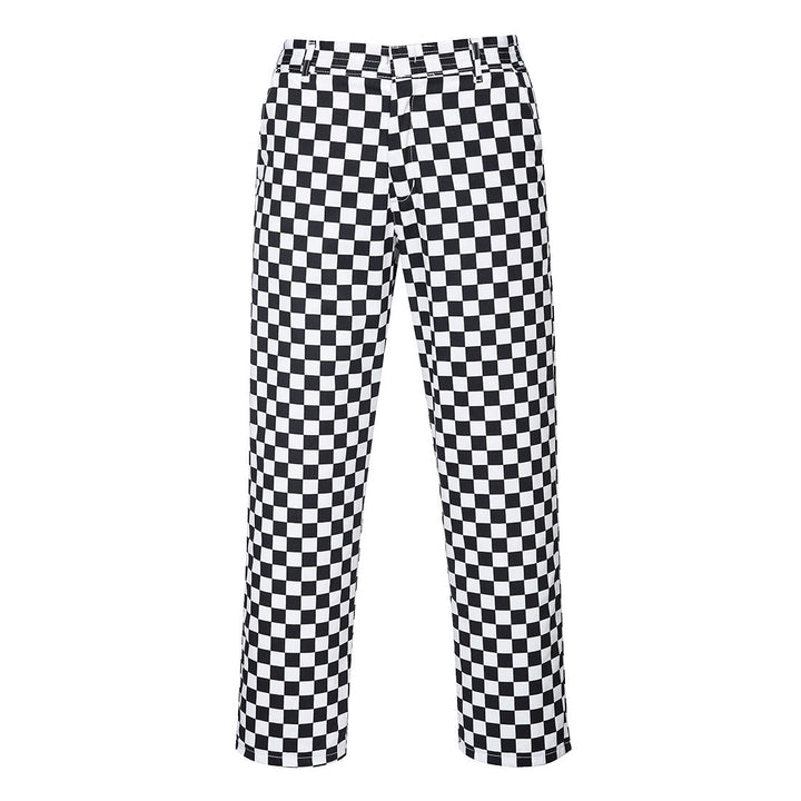 Portwest S068 Harrow Chefs Trousers 1#colour_chessboard