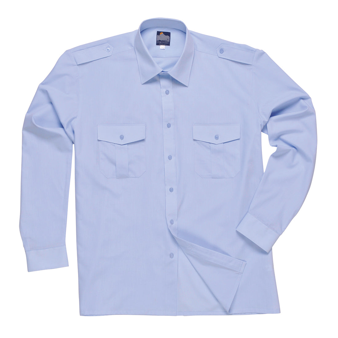 Portwest S102 Pilot Shirt 1#colour_blue