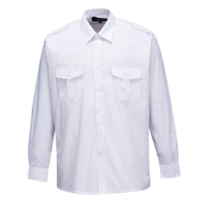 Portwest S102 Pilot Shirt 1#colour_white