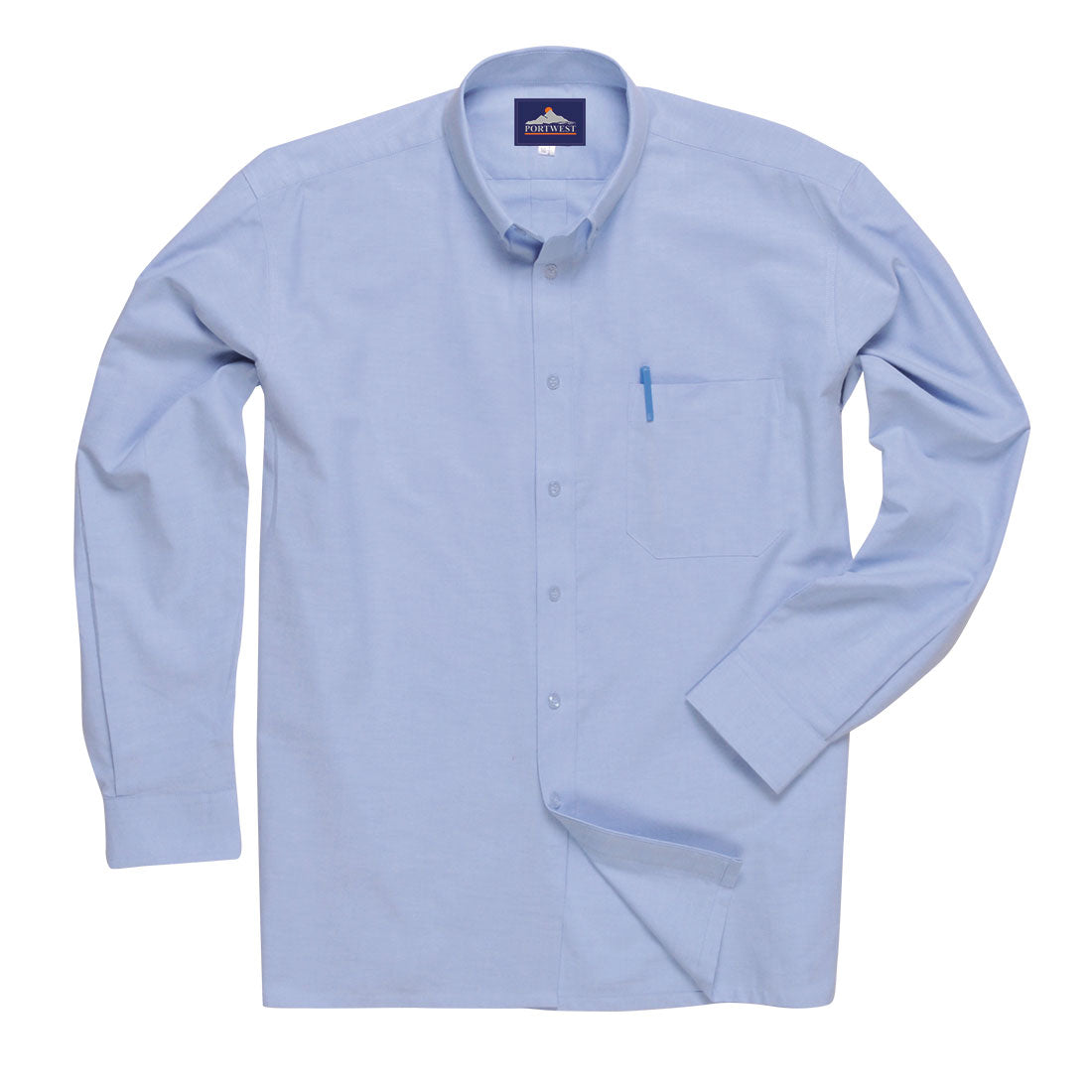 Portwest S117 Easycare Oxford Shirt 1#colour_blue