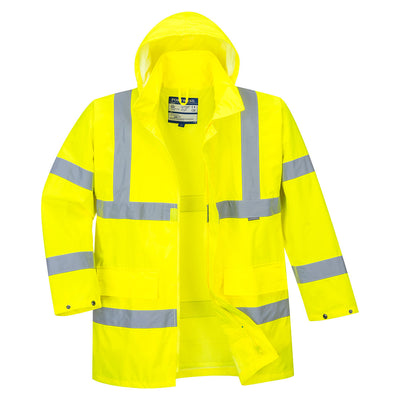 Portwest S160 Hi Vis Lite Traffic Jacket 1#colour_yellow 2#colour_yellow