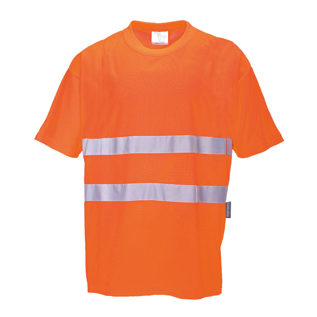 Portwest S172 Cotton Comfort Hi Vis T-Shirt 1#colour_orange