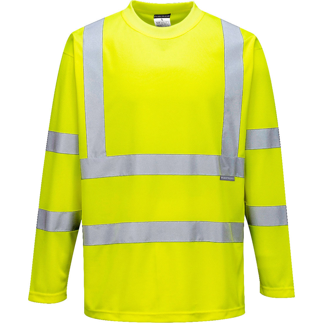 Portwest S178 Hi Vis Long Sleeved T-Shirt 1#colour_yellow