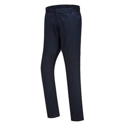 Portwest S232 Stretch Slim Chino Trousers 1#colour_dark-navy