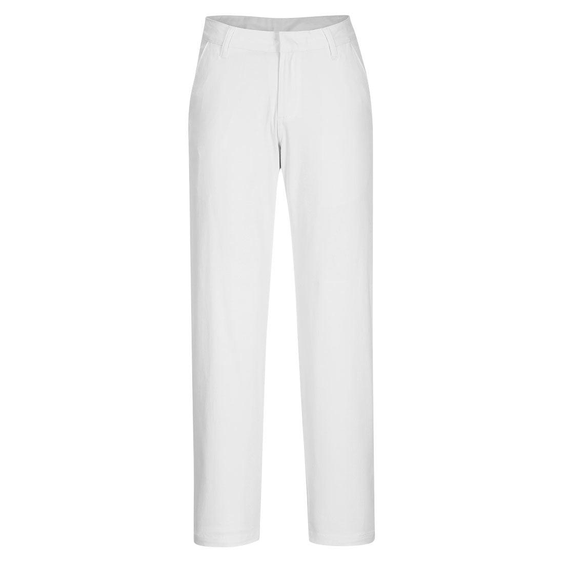 Portwest S235 Womens Slim Chino Trousers 1#colour_white