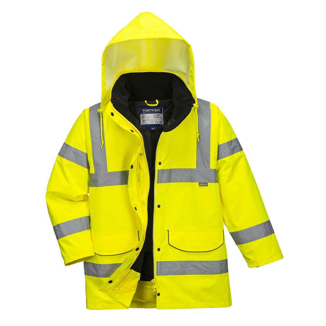 Portwest S360 Hi Vis Ladies Traffic Jacket 1#colour_yellow 2#colour_yellow